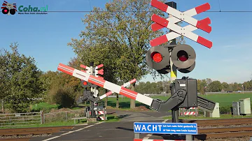 Spoorwegovergang Terschuur ??4K?? // Dutch railroad crossing