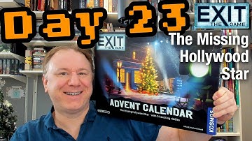 Exit the Game Advent Calendar 2024 Day 23: The Missing Hollywood Star
