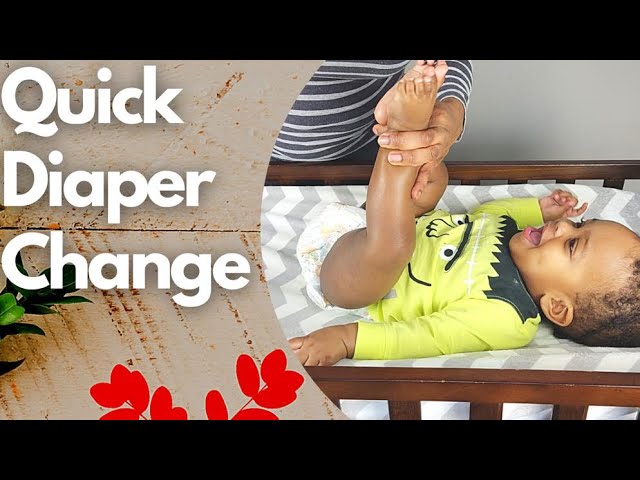 How To Change A Baby's Diaper  Quick And Easy Diaper Change For