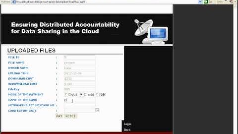 Ensuring Distributed Accountability for Data Sharing in the Cloud -PASS 2012 IEEE Project