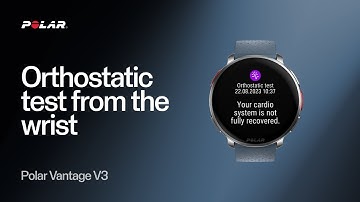 Polar Vantage V3 | Orthostatic Test from Wrist