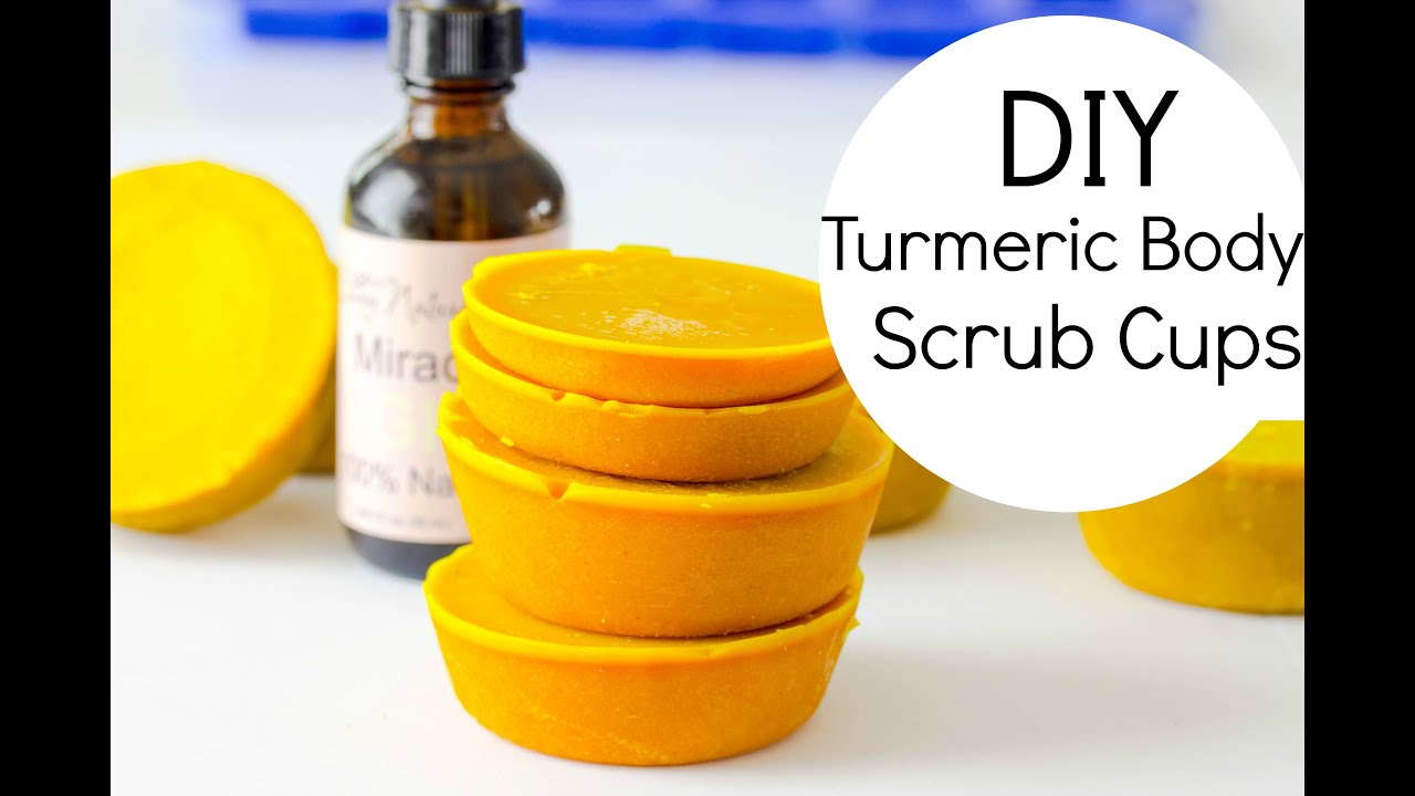 Making Turmeric Body Scrub Cups (DIY Saturday Episode 5) Antiaging and