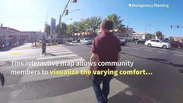 Pedestrian Level Of Comfort Map for the Pedestrian Master Plan