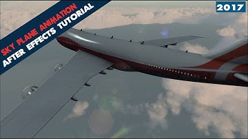 AFTER EFFECT TUTORIAL ON HOW TO CREATE JET ANIMATION IN THE SKY USING ELEMENT 3D PLUGIN