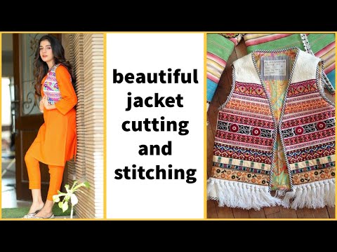 Kurti jacket making| how to make jacket for kurti - YouTube