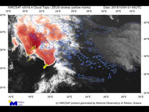 Meteo.gr: Νέφη, κεραυνοί & σημαντικά καιρικά γεγονότα. 3-4/10/2019