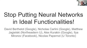 Stop Putting Neural Networks in Ideal Functionalities!