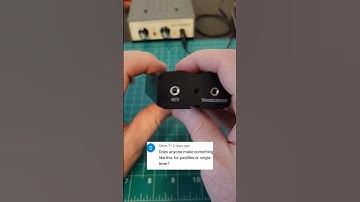 Morse Code with a Keyer or an Oscillator? MX-2K Keyer #shorts