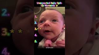 Unexpected Baby Spit-Up Moments 🤣