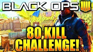 INSANE 80 KILL CHALLENGE in BLACK OPS 4 - COD BO4 80 KILL CHALLENGE IN TDM85!