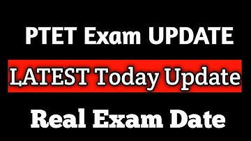 PTET EXAM DATE 2020 || PTET || BSTC 2020