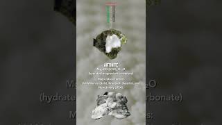 Artinite: A Soft White Mineral Made from Magnesium and Water #geology #minerals #crystals #artinite screenshot 3