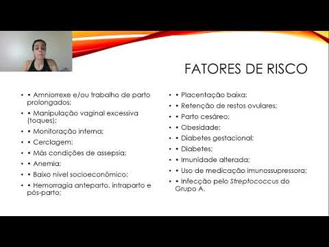 Vídeo: Infecção Puerperal: Sintomas, Causas E Tratamento
