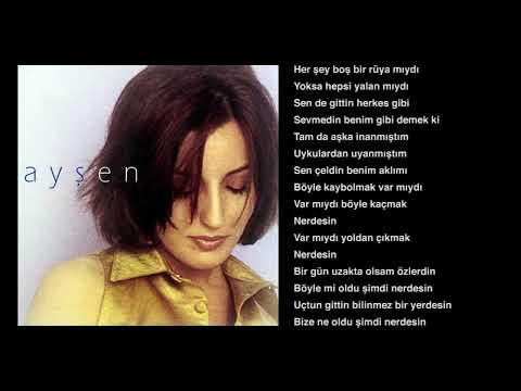 Ayşen - Nerdesin (Orjinal Karaoke)