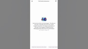 Cool GPTs #2 TLDR Article Summarizer Pt1 #gpt #chatgpt #ai #artificialintelligence #aitools