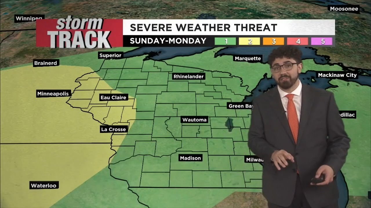Storm Chances Return Tonight and Tomorrow - YouTube