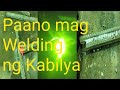 Paano mag welding ng kabilya / dowel rod