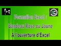 Formation Excel - Bandeau Jaune ou Bandeau Rose à l'ouverture d'Excel