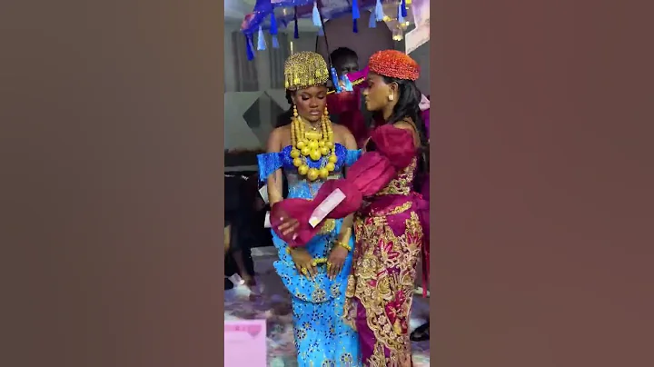 Ijaw Traditional marriage: the bride refuses to smile until the groom and his people beg her #bride