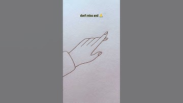 Realistic Human Hand Drawing #shorts  #shortsfeed #youtubeshorts #art