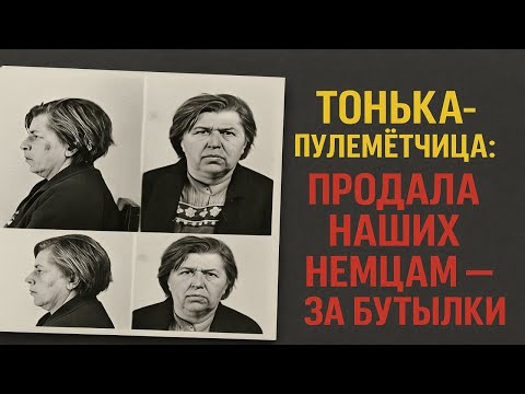 Тонька-пулемётчица. Палач без пощады: Как санитарка стала машиной смерти в СССР