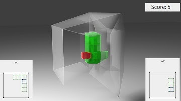 Snake 4d - snake in a tesseract