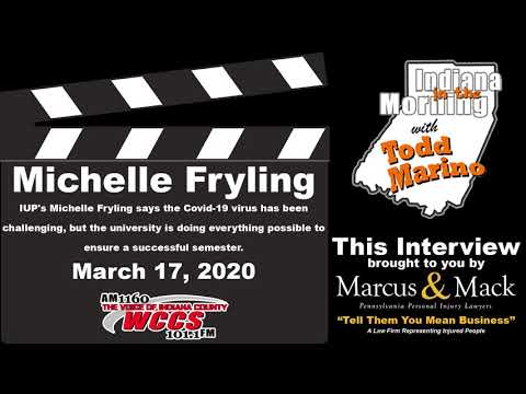 Indiana in the Morning Interview: Michelle Fryling (3-17-20)