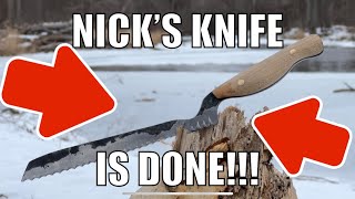 FINISHING Nicks Knife!!!