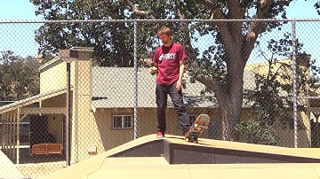 TODAY I LEARNED FRONTSIDE FLIPS UP A GAP