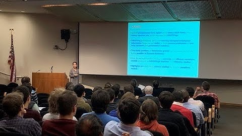 Bhaumik Lecture  Alessandra Buonanno