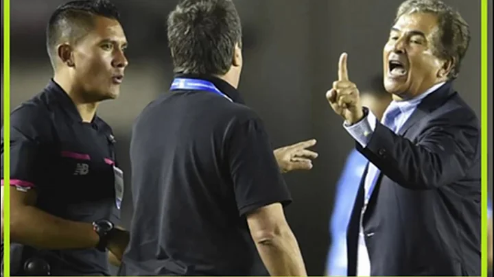 escandalosa bronca entre Hernán Darío Gómez y Jorge Luis Pinto