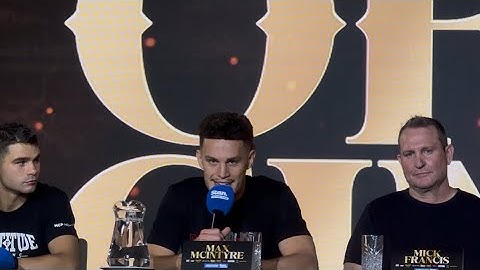 MAX MCINTYRE speaks ahead of his fight with JED MORRIS 