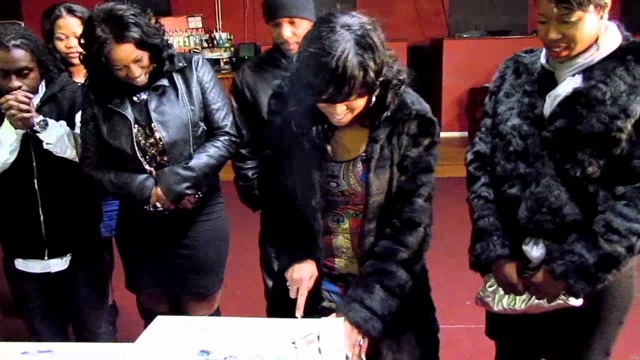 Darlene Lucas Birthday Celebration after film shoot