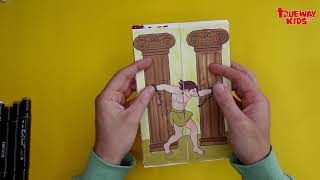 Easy Samson Bible craft for kids