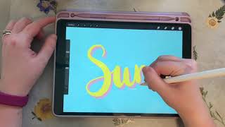Enhance Your 3D Lettering in Procreate