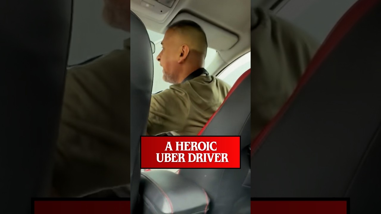 Uber driver defends customer from a racist 😭💚