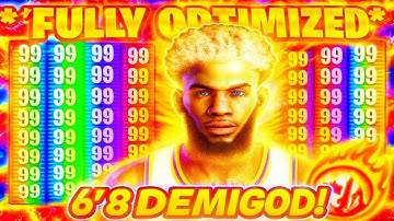 NBA 2K26 6’8 DEMIGOD Fully Optimized Build – BEST 6’8 Build META Broken Badges INSANE Attributes