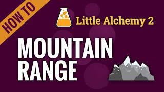 How to make a MOUNTAIN RANGE in Little Alchemy 2