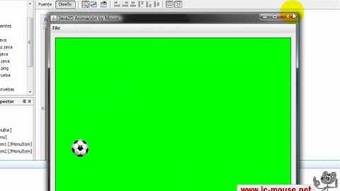 Java2d Animación básica de una pelota de futbol