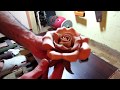 Резьба розы из дерева / Carving a wooden rose