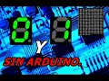 Display sin Arduino; (0 y 1) para indicar si algo está Apagado &quot;0&quot; y encendido &quot;1&quot;; CIRCUITO FACIL.