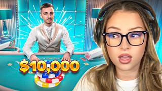 MY BIGGEST ONLINE BLACKJACK SESSION $10,000 Buy in - Rosie Mae
