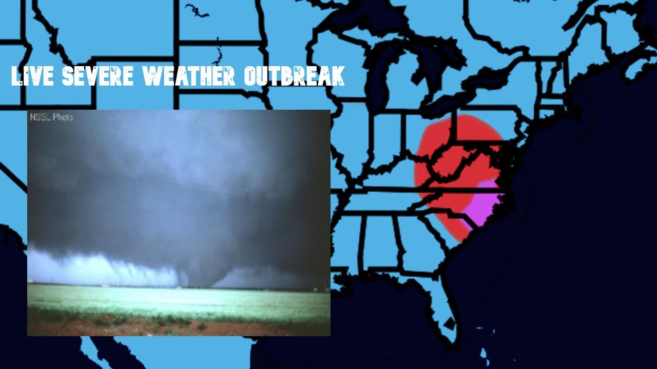 Live Severe Weather Outbreak Coverage With Live Storm Chasers - YouTube