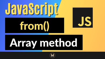 JavaScript from Method   Complete JS Array Methods Series