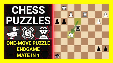 Chess Puzzles to Practice. Themes: One-move puzzle, Endgame, Mate in 1. Learn Chess