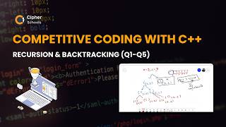 Recursion & Backtracking Problems (5 Questions) in C++ | CipherSchools