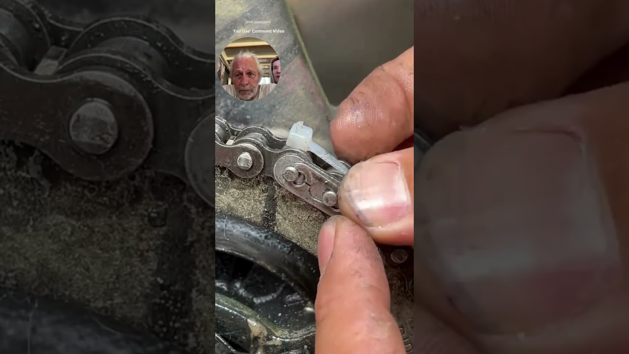 Zip Tie Chain Repair - YouTube