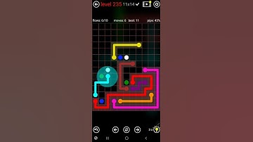 How To Solve Flow Free 11x14 Mega Mania Pack Level 235 Board Walk Through Solution Walkthrough