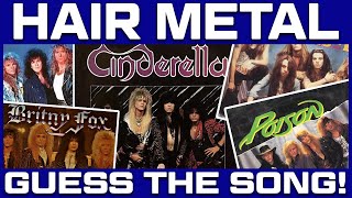 Hair Metal Music Quiz  Guess the Song!