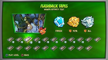 Crash Bandicoot 4 - 106% Walkthrough, Part 47: Wumpa Affinity Test (Platinum Flashback Relic)